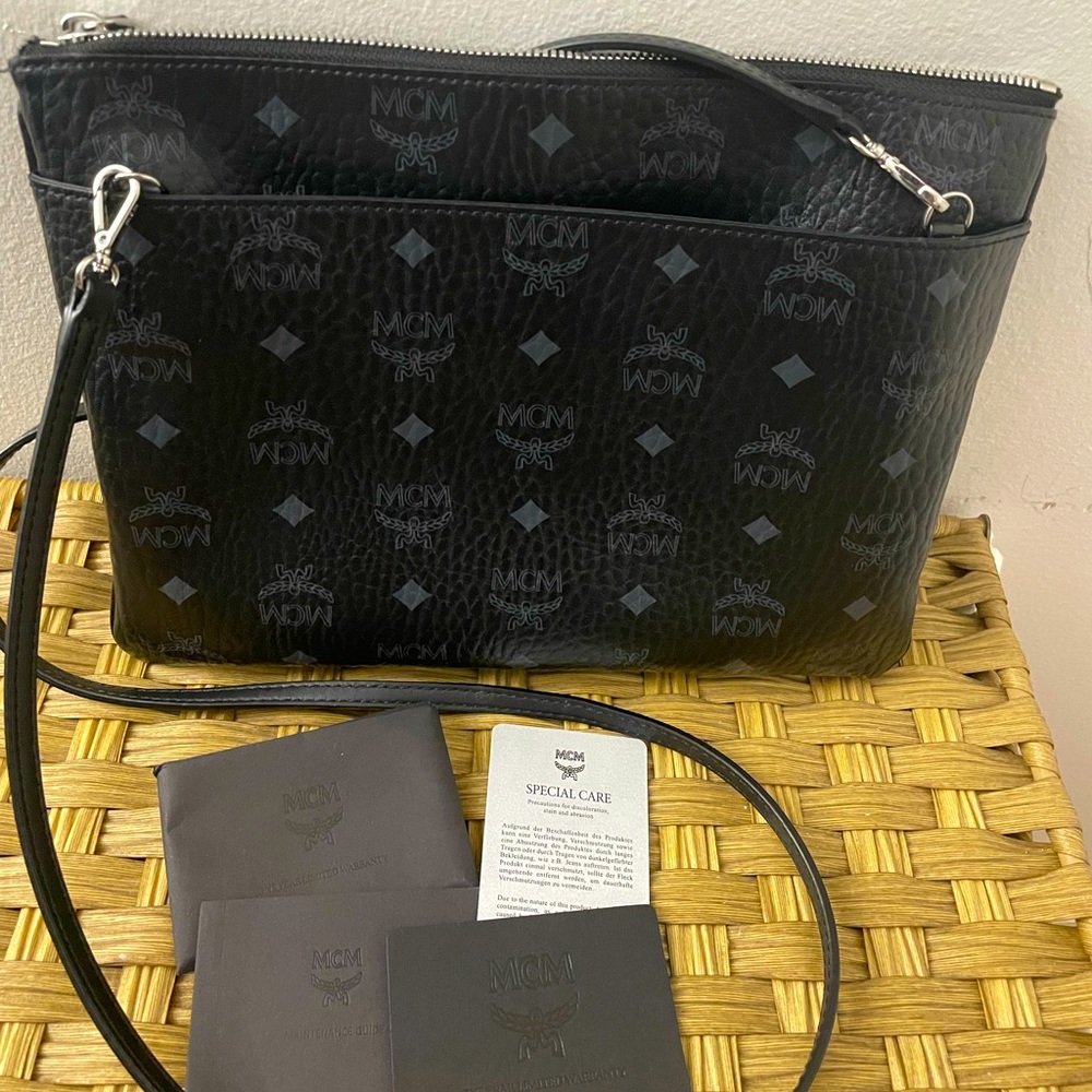 MCM black Cross body purse